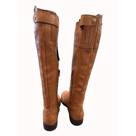 Ralph Lauren Lauren womens brown below knee leather boots shoes 5.5B SKU 6464 - Picture 5 of 13